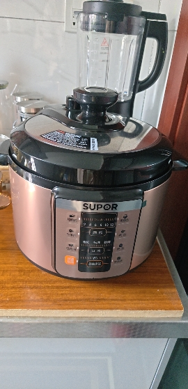 苏泊尔(SUPOR)电压力锅5升家用大容量4-5人多功能全自动智能电饭锅SY-48YC8606S双胆晒单图