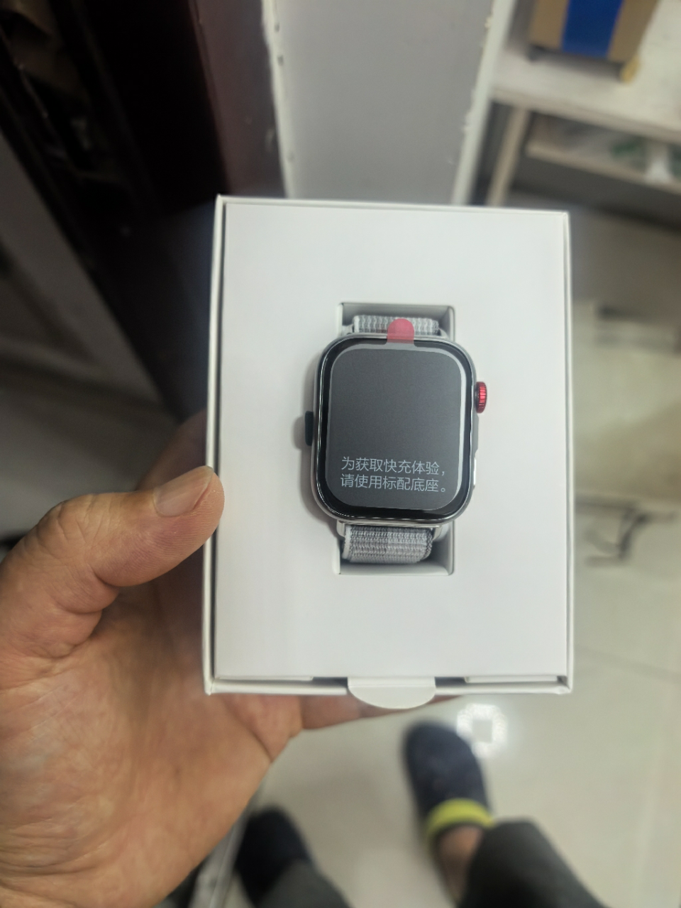 华为HUAWEI WATCH FIT 4 幻影银 氟橡胶表带 华为运动智能手表超轻薄大屏潮流运动蓝牙通话睡眠监测晒单图