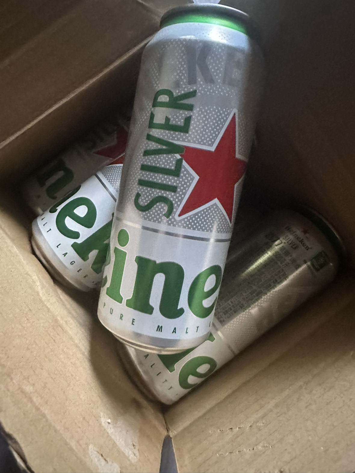 喜力啤酒(Heineken) 经典500ml*6听+星银500ml*6听 两种口味 组合装晒单图