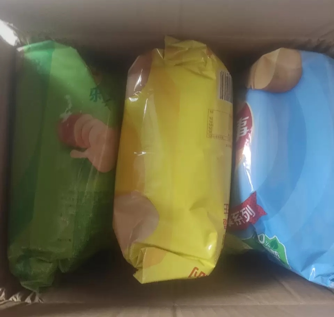 乐事薯片超大包装135g*6包大包分享系列家庭装休闲零食品批发(随机6口味)晒单图