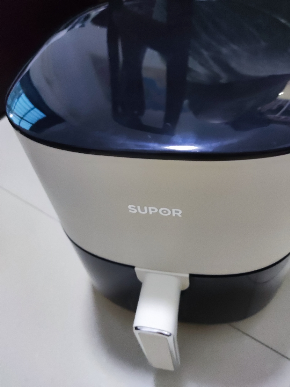 苏泊尔(SUPOR)空气炸锅不用翻面家用全自动 可视5L大容量 蒸汽嫩 炸烤炸一体免翻面炸锅KD50D812A晒单图