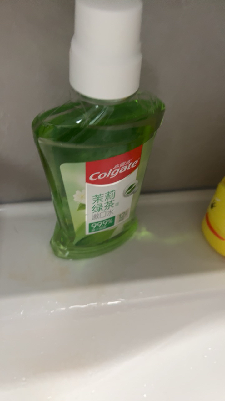 高露洁漱口水清洁含氟孕妇清新口气滋润口腔男女生防蛀温和0酒精-茉莉绿茶500ml晒单图