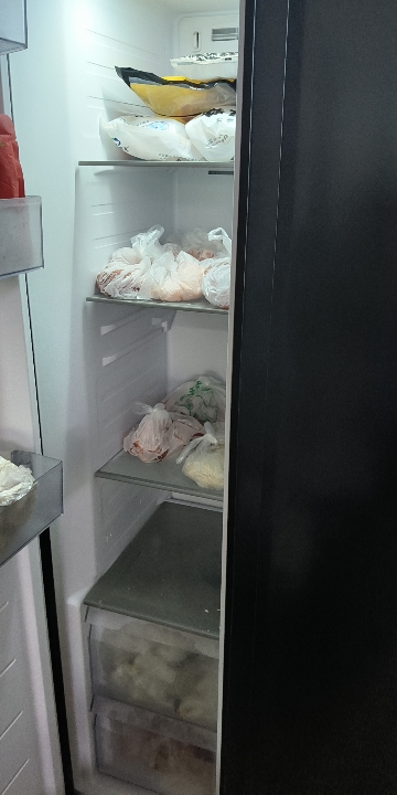Haier海尔616升对开门冰箱家用大容量双变频净味抗菌一级能效风冷无霜双开门电冰箱BCD-616WGHSSEDC9晒单图