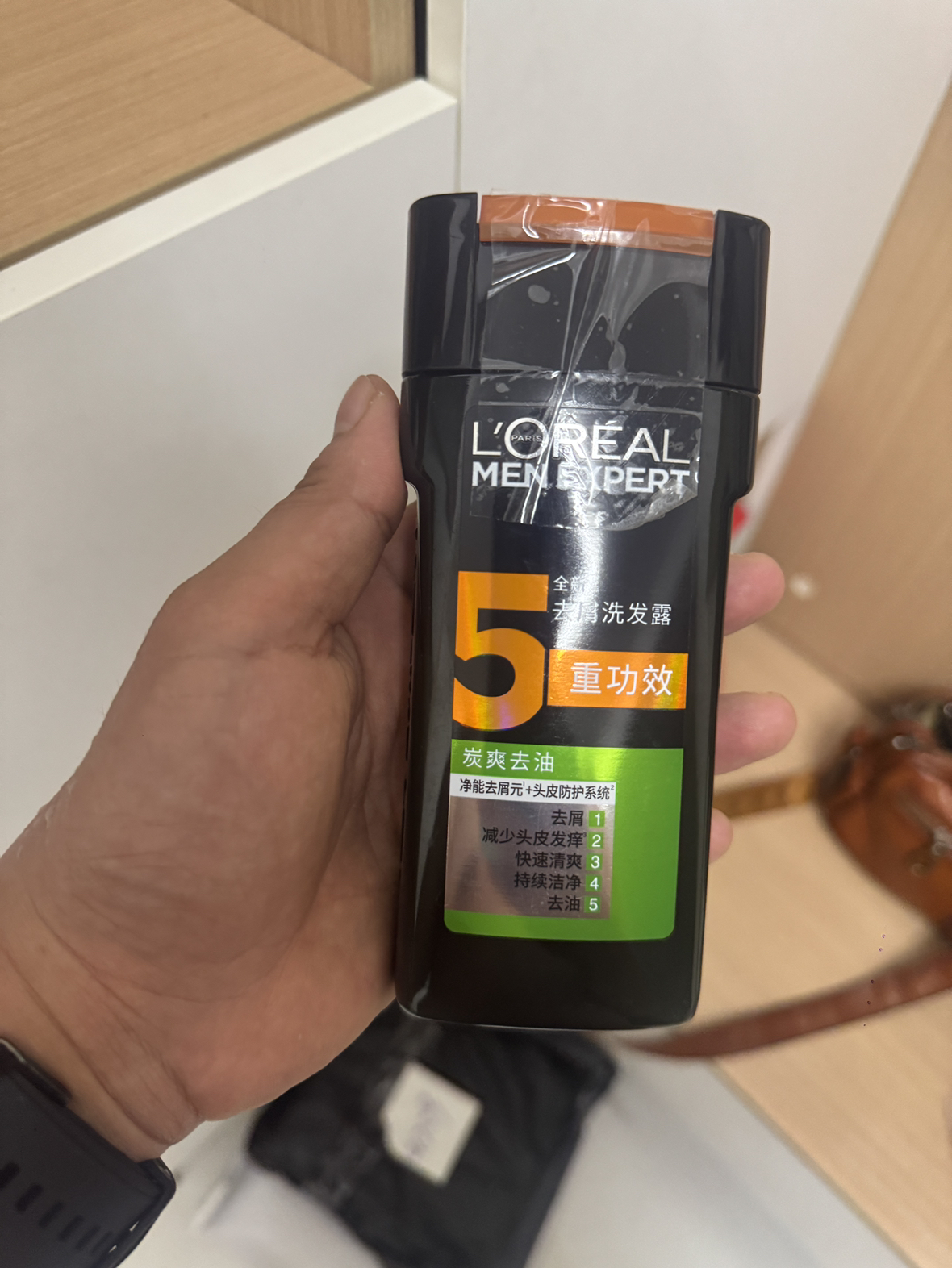 欧莱雅(LOREAL)男士去屑洗发露(炭爽去油)200ml晒单图