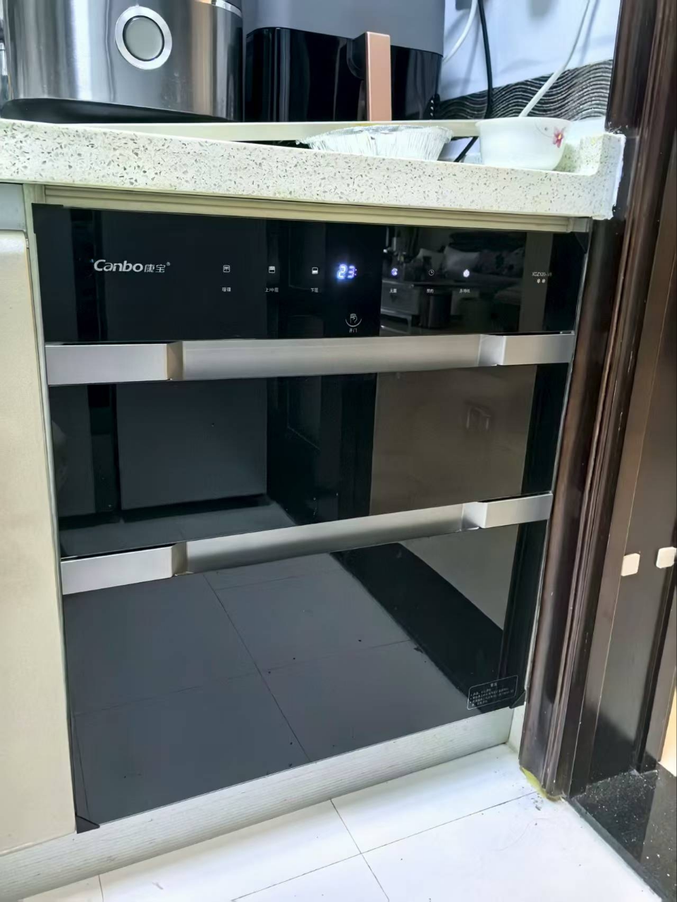 康宝(Canbo)磐石PRO消毒柜三层120L不锈钢消毒柜嵌入式厨房餐具母婴儿奶瓶二星消XDZ120-V8晒单图