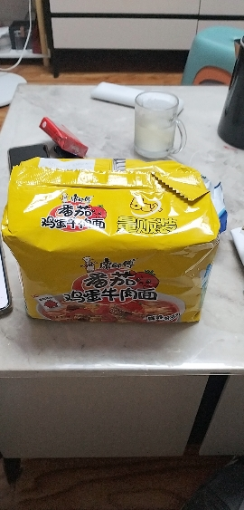 康师傅经典方便面番茄鸡蛋牛肉面5袋装五连包多口味香辣红烧牛肉夜宵泡面速食面正品整箱装晒单图
