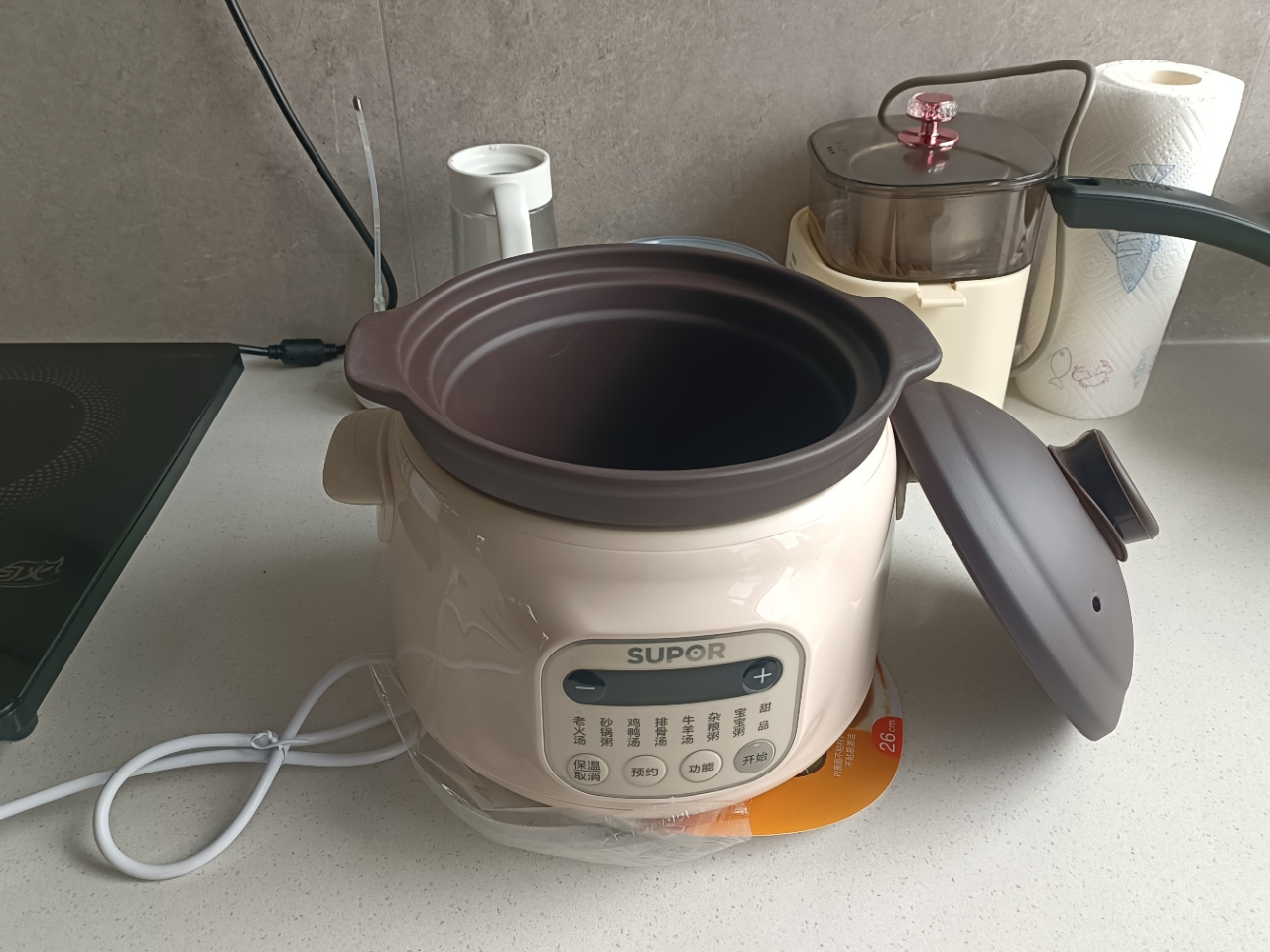 苏泊尔(SUPOR)电炖锅多功能电炖盅3L容量优质紫陶内胆煲汤锅炖汤锅煮粥锅紫陶内胆智能预约定时DG30YC816晒单图
