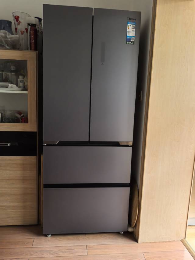 美的冰箱BCD-446WUFGPZM迷境灰晒单图