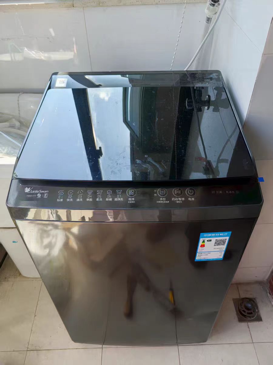 小天鹅(LittleSwan)洗衣机波轮全自动家用8KG 深层去污净洗新风换气 一键智洗宿舍租房神器 TB80V27T晒单图