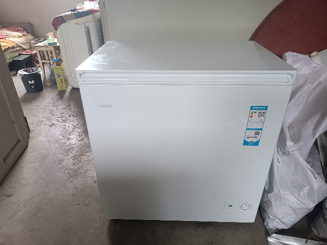 海尔冷柜BC/BD-200GHDT 200升 家用卧式冰柜 冷柜 小冰箱 减霜80% 一级能效 断电保护 带脚轮晒单图