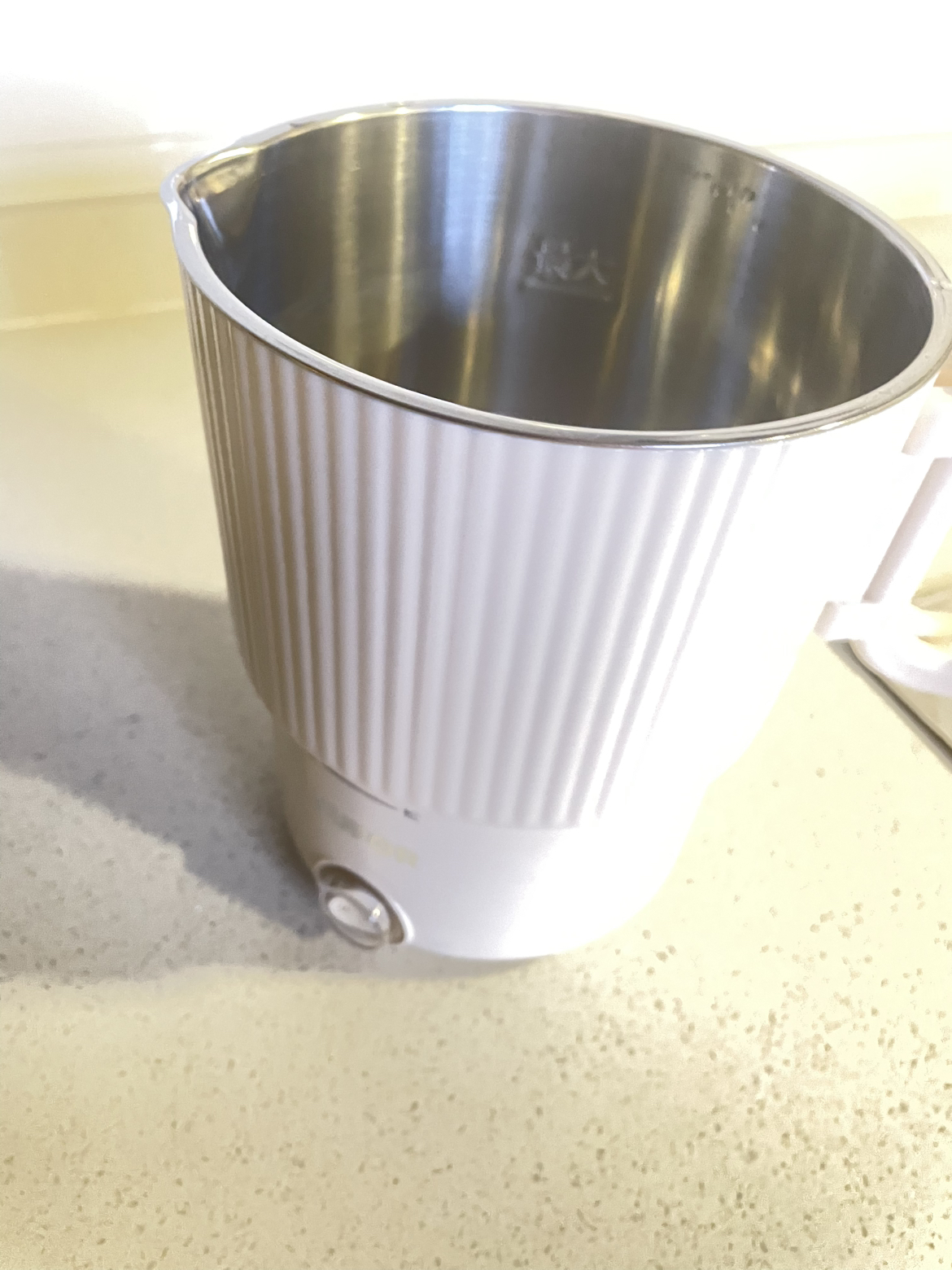 苏泊尔(SUPOR)便携式烧水壶电水壶折叠不锈钢水壶 烧水杯旅行出差家用水壶养生冲奶电热水壶学生泡面杯 SW-08J01晒单图