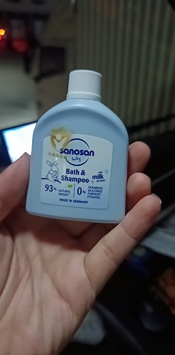 哈罗闪婴幼儿洁润洗发沐浴露二合一50ml 温和不刺激德国原装进口晒单图