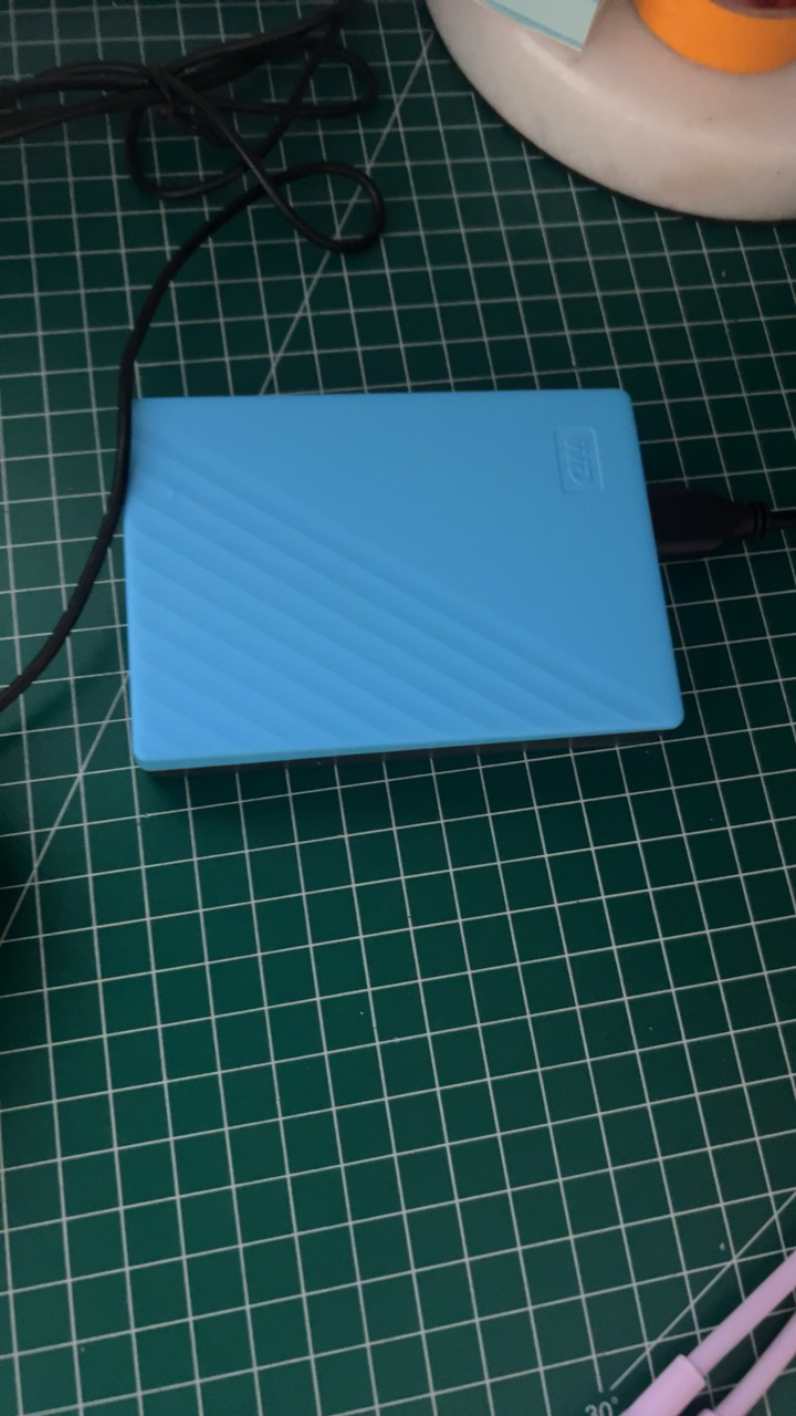 西部数据(WD) 移动硬盘5T My Passport 随行版 高速USB3.0 加密移动硬盘5TB 兼容MAC 蓝色晒单图