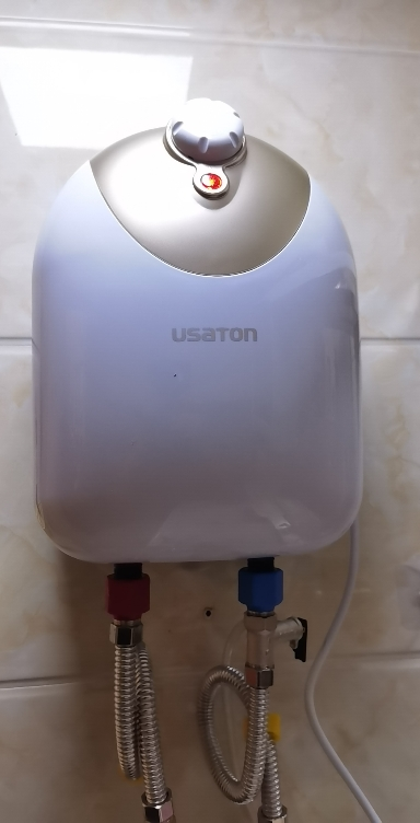 阿诗丹顿(USATON)小厨宝 储水式 即热式 电热水器 5L 一级能效高效节能1000W下出水KX05-5J10(X)晒单图