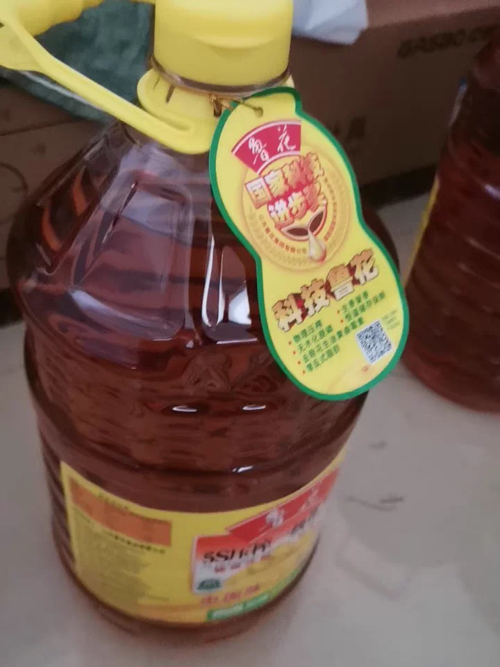 鲁花5S压榨一级花生油5.21L*1瓶装食用油家用健康厨房晒单图