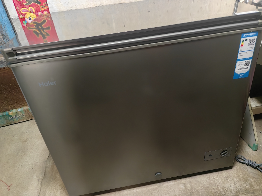 海尔(Haier)冰柜无需除霜大容量深冷速冻一级能效节能七档控温家用商用冷柜小型冷冻冷藏两用卧式 247升约冻345斤肉晒单图