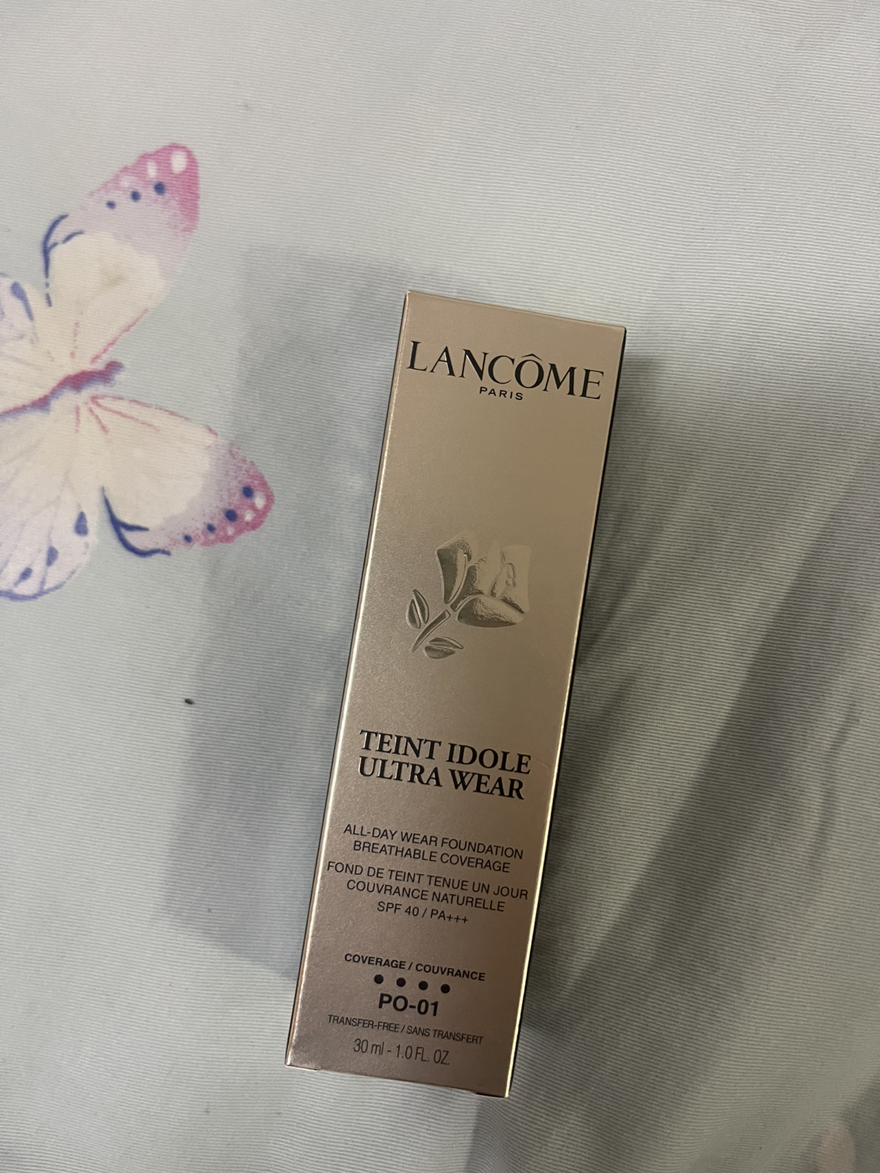 兰蔻(LANCOME)新版持妆轻透粉底液30ml 轻薄持妆不闷痘持久 兰蔻粉底/液PO-01晒单图