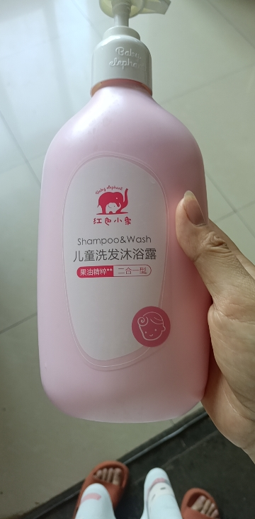 红色小象儿童 洗发沐浴露二合一786ml 宝宝洗护正品儿童洗发水晒单图