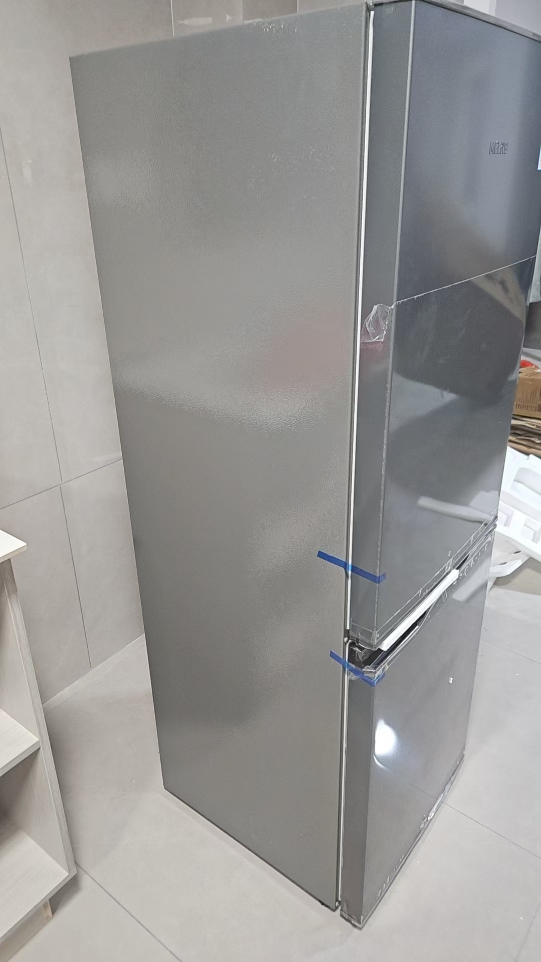 离子净美菱185升双门小冰箱 49.4cm窄机身直冷微霜家用小型两门小冰箱电冰箱以旧换新自营BCD-185LCD晒单图