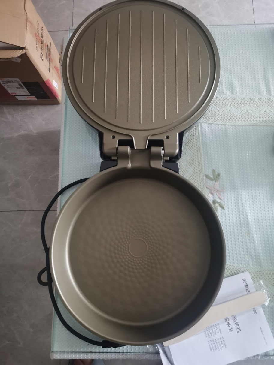 荣事达电饼铛加深加大电烤锅家用多功能电烧烤炉烤肉机烧烤一体双面无烟电烧烤盘RS-B195LQ晒单图