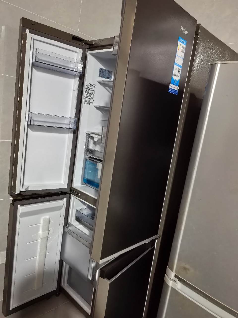 海尔(Haier)508升十字门超薄冰箱 全空间保鲜 阻氧干湿分储BCD-508WGHTD1BXZU1晒单图