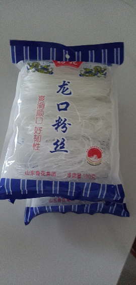 福花龙口粉丝火锅素食凉拌绿豆扇贝粉丝[厂家直发][鲁花集团出品] 100G*3晒单图
