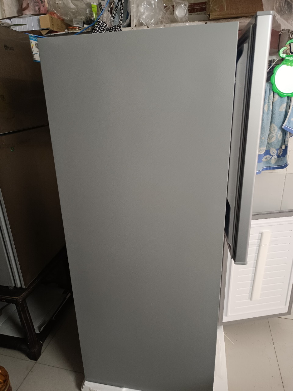 上菱183升双门冰箱风冷无霜节能低噪植萃净味租房家用冷藏冷冻控温保鲜家用小型冰箱宿舍租房小巧不占地BBY183WL铂银晒单图