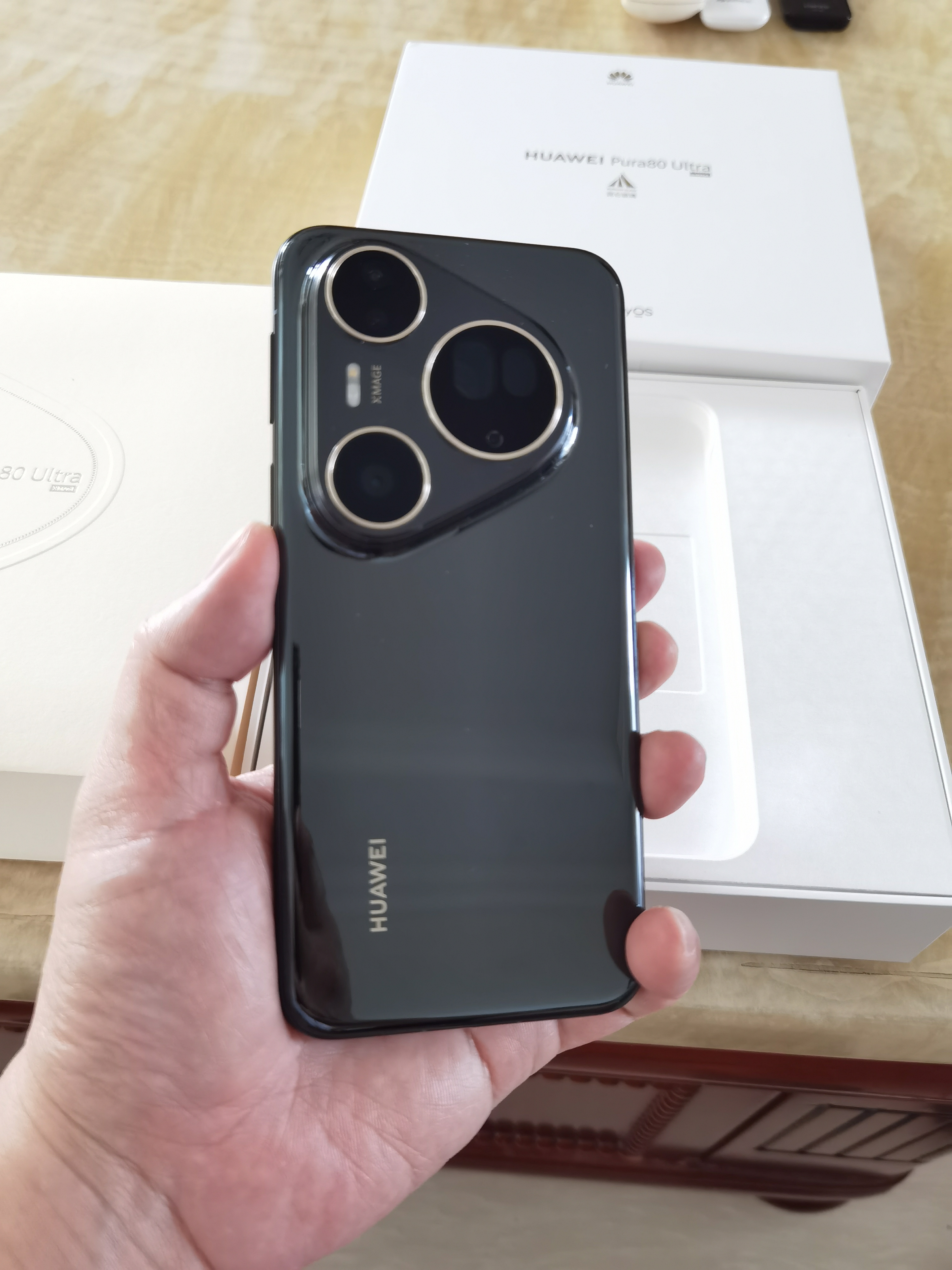HUAWEI Pura 80 Ultra 16GB+512GB 鎏光黑 一英寸超高动态主摄 超大底双长焦 全新鸿蒙AI 华为鸿蒙智能手机晒单图