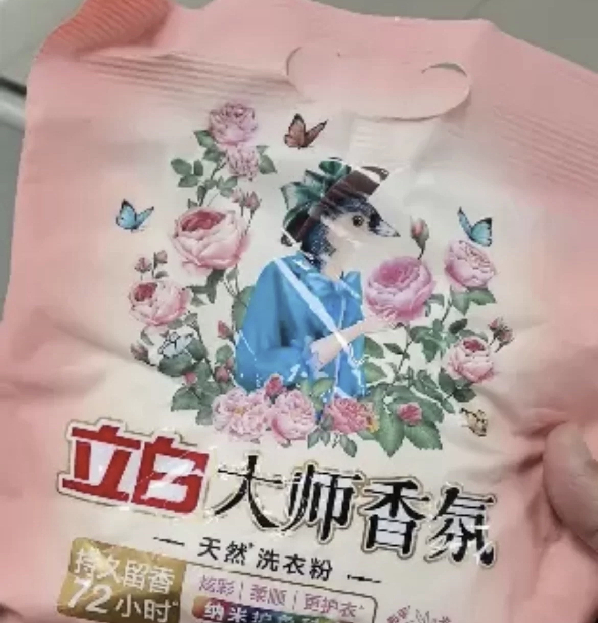 立白大师香氛洗衣粉350g持久留香炫彩护色柔顺护衣深层洁净晒单图