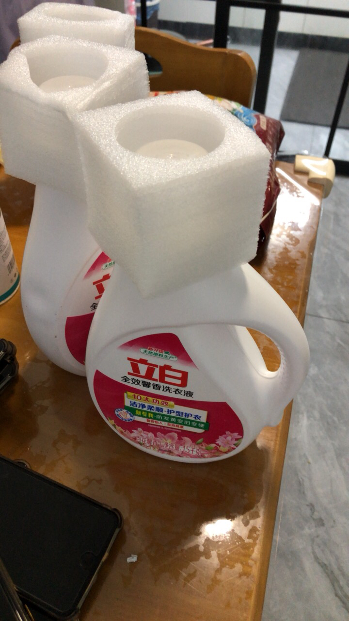 [共9斤]立白全效馨香洗衣液1.5kg*3瓶洁净柔顺护型护衣持久留香晒单图