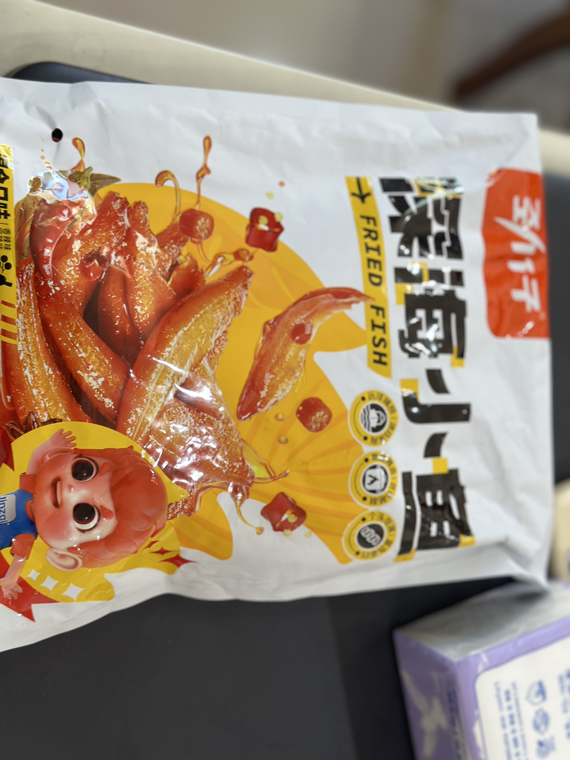 劲仔小鱼仔混合味238g/袋香辣卤味即食零食麻辣小鱼干解馋小零食晒单图