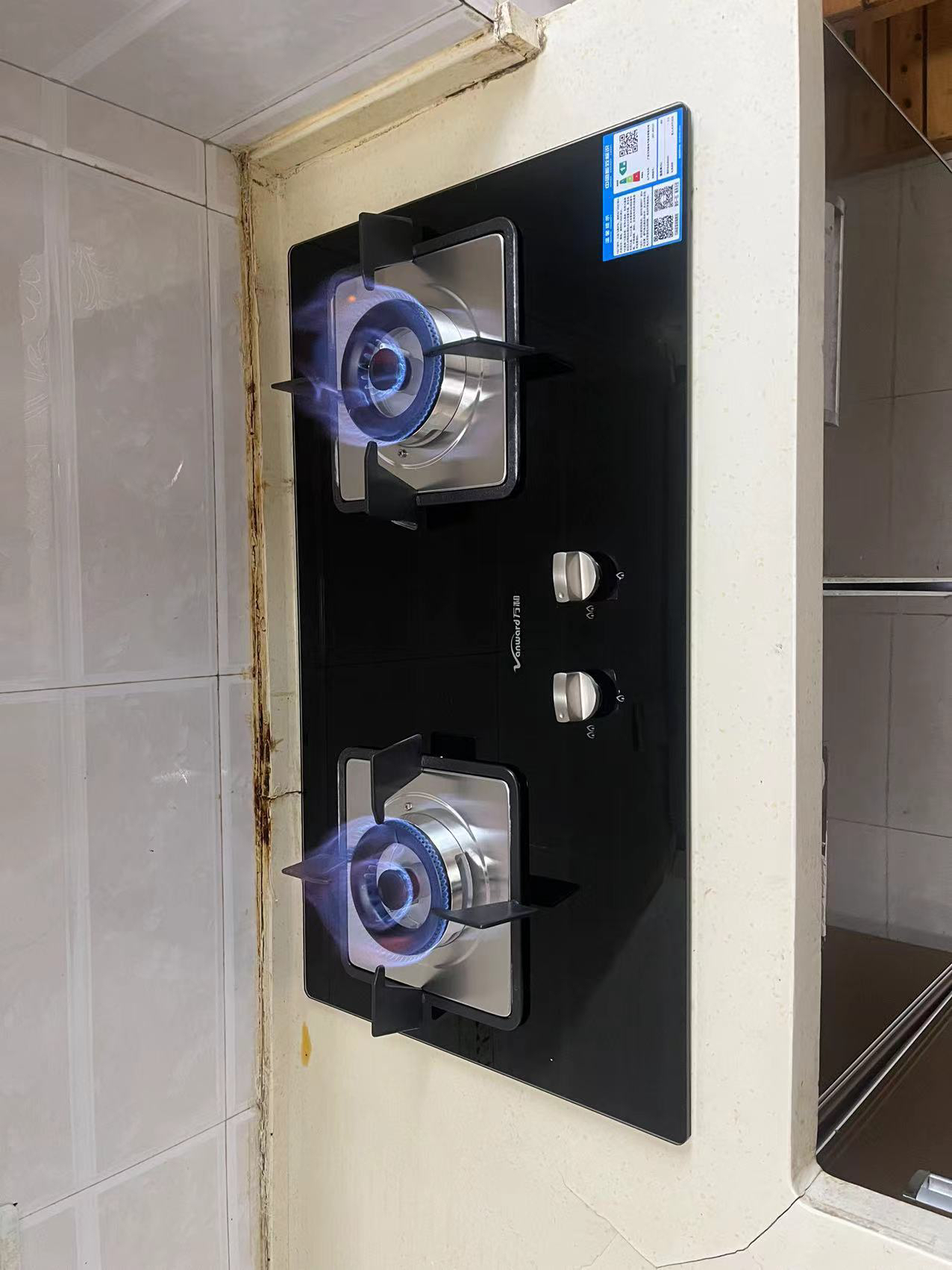 万和 一级能效 燃气灶5.0KW大火力嵌入式台式两用灶具家用双灶天然气 钢化玻璃 全进风 JZT-B7L51晒单图