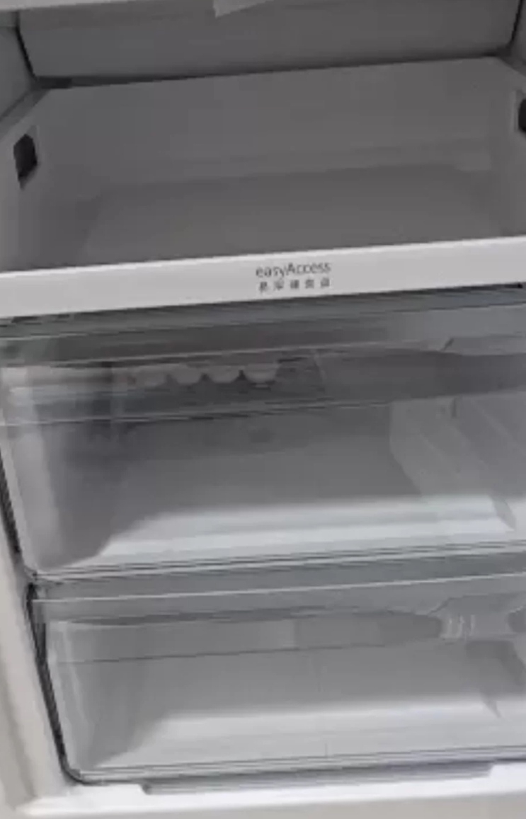 西门子 271升大容量三门冰箱家用 风冷无霜 分区保鲜 香槟金 KG28NV230C晒单图