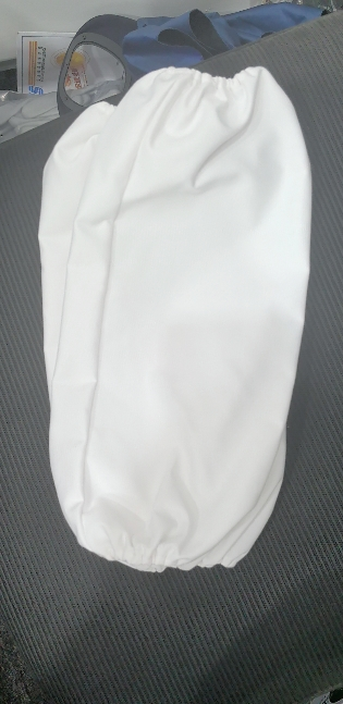 约盾 白色工作餐厨劳保袖套 YXT001/双晒单图