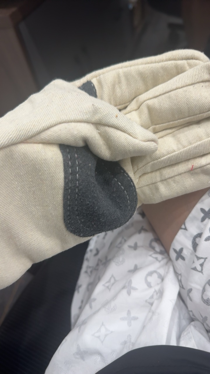 耐适达 掌指贴皮加固三层帆布手套 NSD699/双晒单图