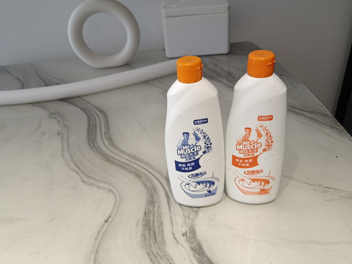 威猛先生洁厕液家用马桶去垢除菌洁厕清洁剂柑橘香500g+松木香500g双拼组合厕所清洁剂洁厕灵洁厕剂洁厕精晒单图