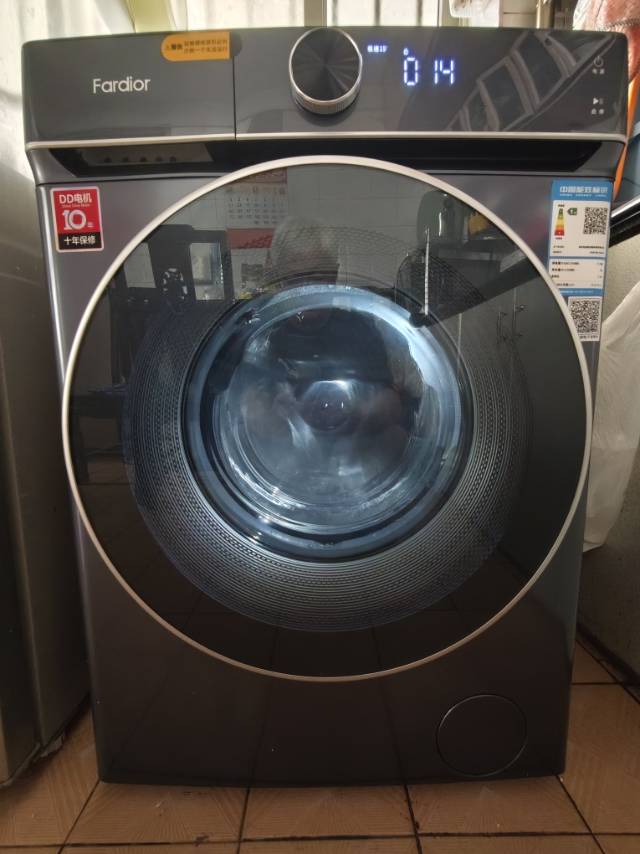 法迪欧滚筒洗衣机XQG100-SGDA,530大桶径,DD直驱电机,10KG大容量晒单图