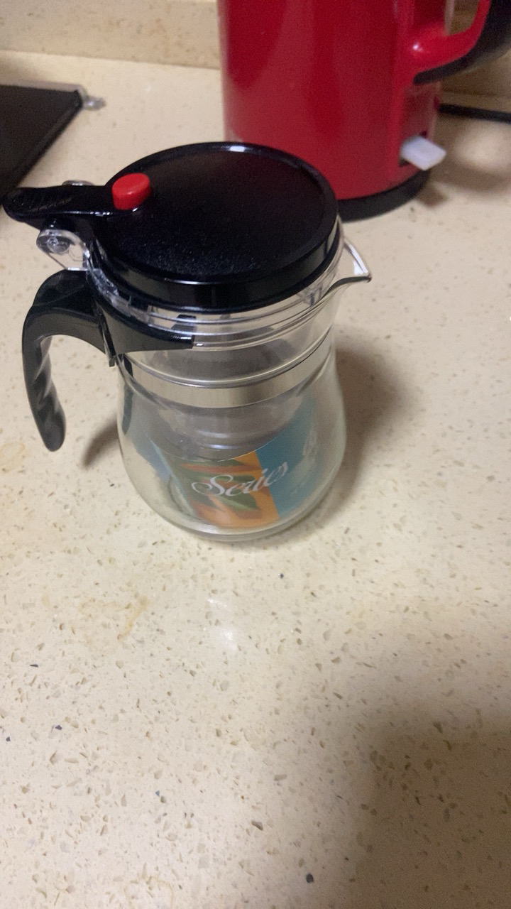 三维工匠飘逸杯耐热玻璃泡茶壶全拆洗内胆家用冲茶器沏茶杯花茶壶套装茶具 Z500款单壶(容量较小)晒单图