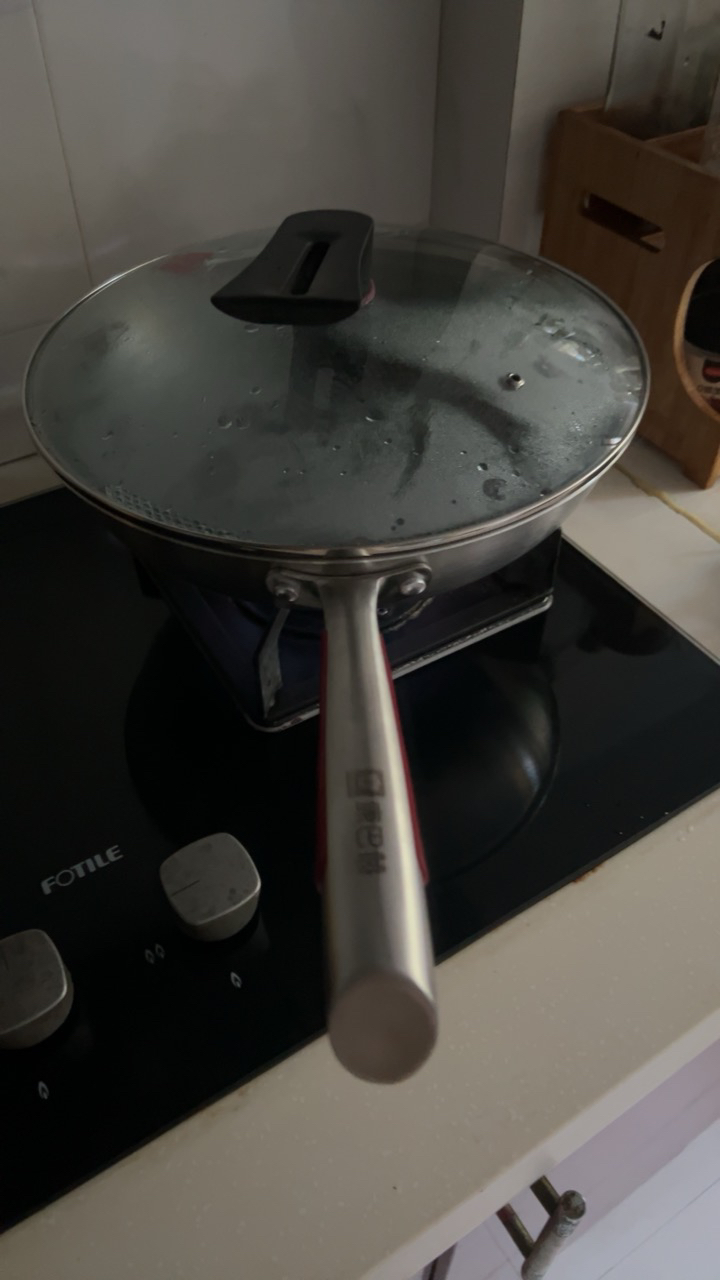 康巴赫不粘锅第三代炒锅316L不锈钢炒菜锅家用电磁炉燃气灶通用晒单图