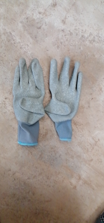 音汐斯特 手套 寖胶灰纱灰皱纹L码晒单图