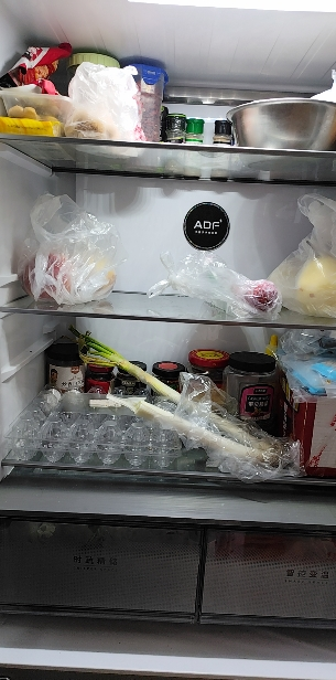 收纳师美菱460升超薄十字对开门冰箱 60CM超薄机身1级无霜净味家用大容量四开门电冰箱消费补贴BCD-460WP9CX晒单图