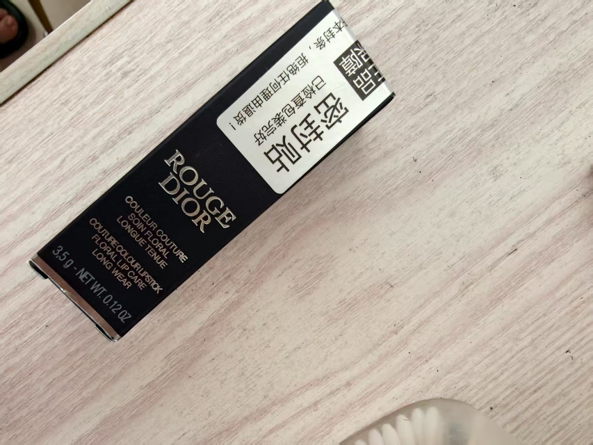 迪奥(Dior)口红 烈艳蓝金魅惑粉漾闪亮女士 提升气色唇膏3.5g 烈焰蓝金#999丝/绒晒单图