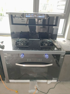 旺厨好太太 1000mm新款大尺寸集成灶 自动清洗侧吸下排式烟机一体灶油烟机燃气灶消毒柜家用烟灶消一体语音声控 天然气晒单图