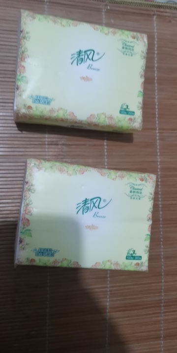 [AH]欧院清风2包纯品抽纸 3层 100抽*2包家庭分享装晒单图