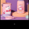(免费刻字)耳朵独角兽韩国杯具熊BEDDYBEAR正品儿童保温杯316不锈钢带吸管两用水壶学生水杯子630ml保温用品晒单图