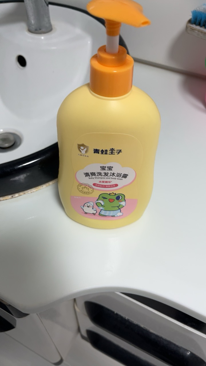 青蛙王子儿童洗发沐浴露二合一水果精华500ml晒单图