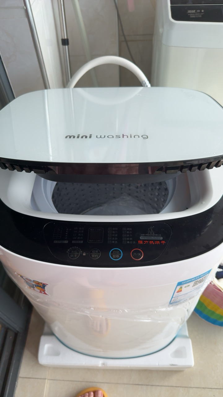 小鸭5.6公斤波轮全自动洗衣机家用小型迷你母婴儿童宝宝内衣内裤烘干洗脱一体晒单图