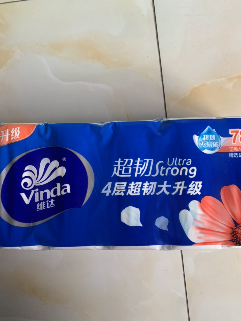 维达超韧实芯卷纸4层78g10卷卫生纸 无芯卷筒纸巾厕纸家用实惠装-新旧随机发晒单图