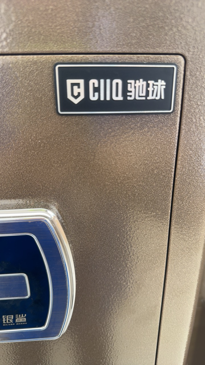 驰球保险箱家用床头防盗保险柜CSP认证防明火办公银鲨35钛金色线下同款上楼晒单图