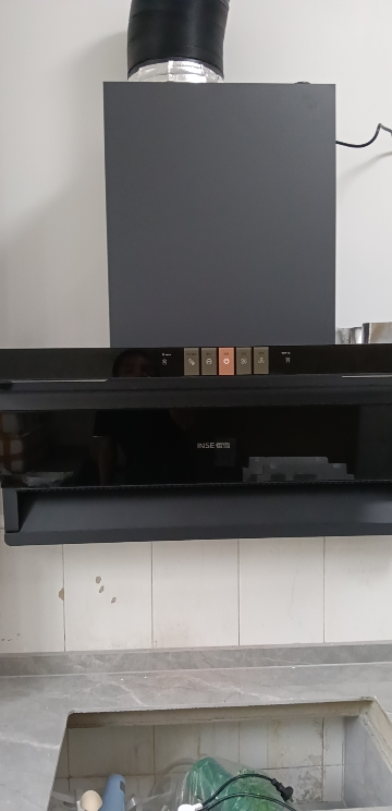 樱雪(INSE)油烟机 CXW-330-K2427(B)W 顶侧双吸抽油烟机家用烟机23立方厨房爆炒大吸力一键清洗晒单图